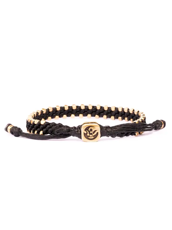 black rope bracelet for women