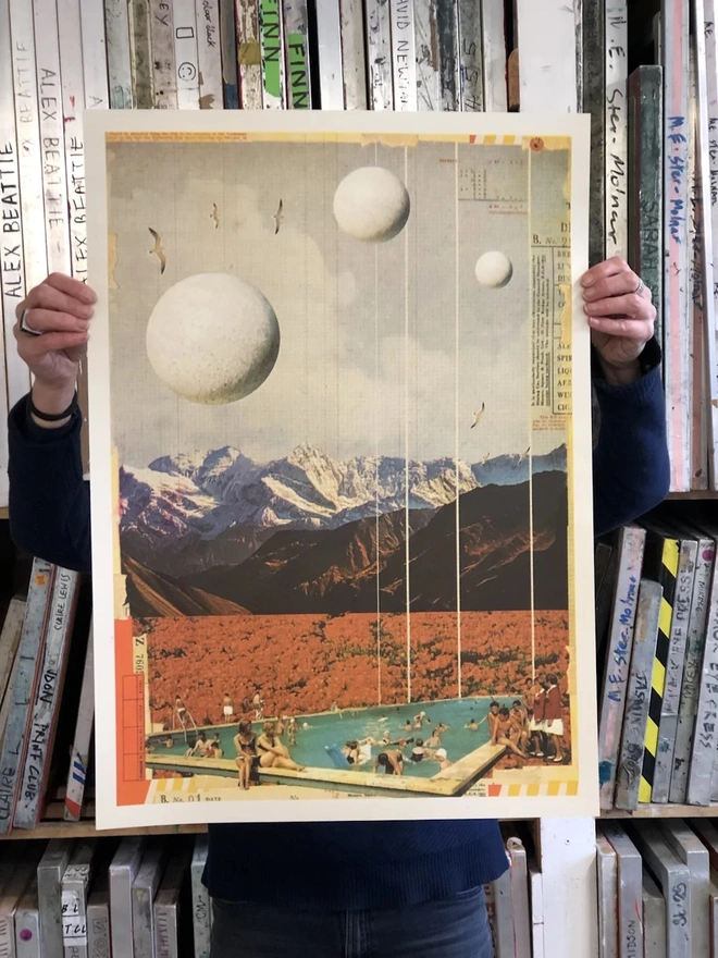 Red Valley Swim Screenprint