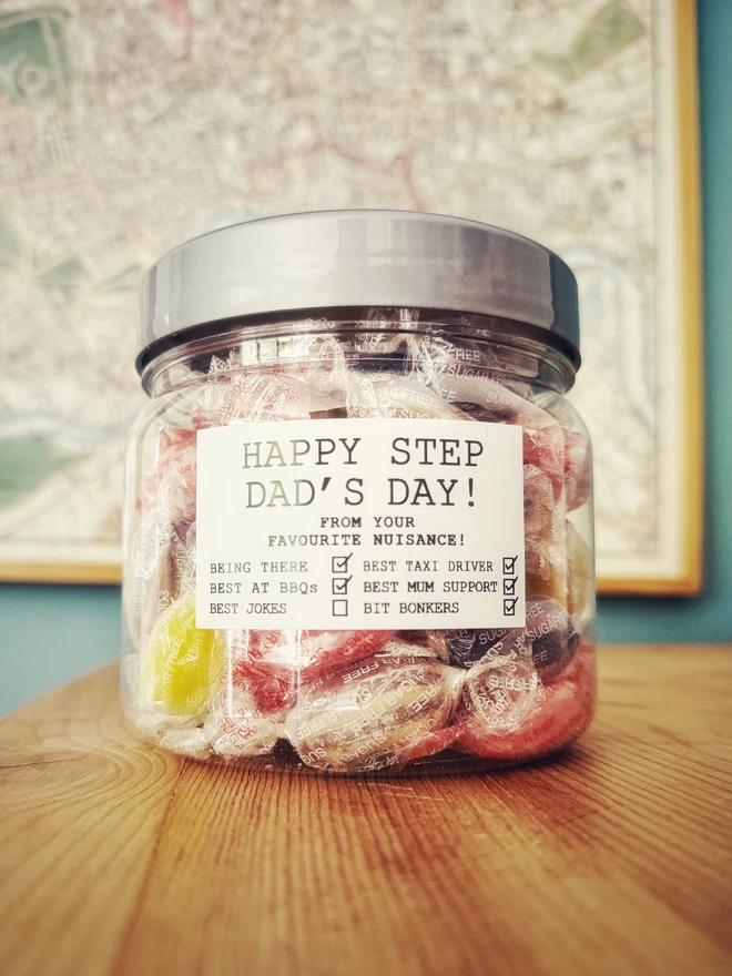 Fathers day, new dad, new daddy, sugar free, diabetic, candyhouse