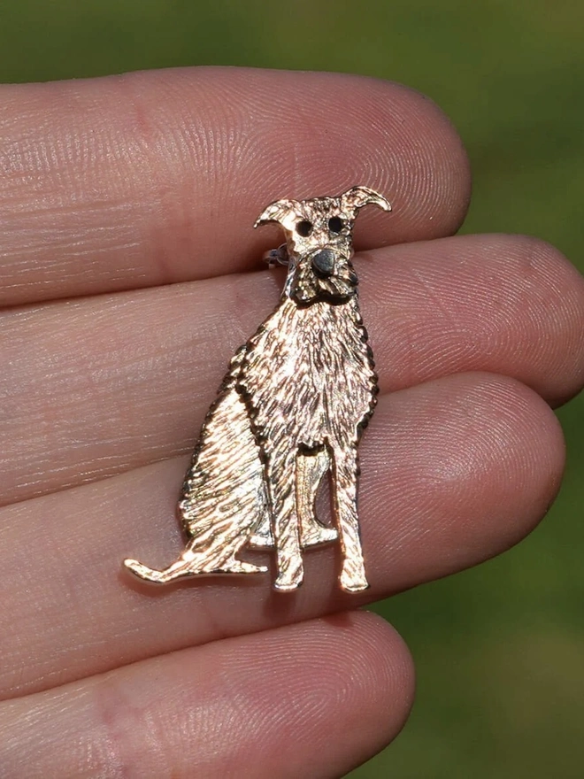 Lurcher Dog Necklace