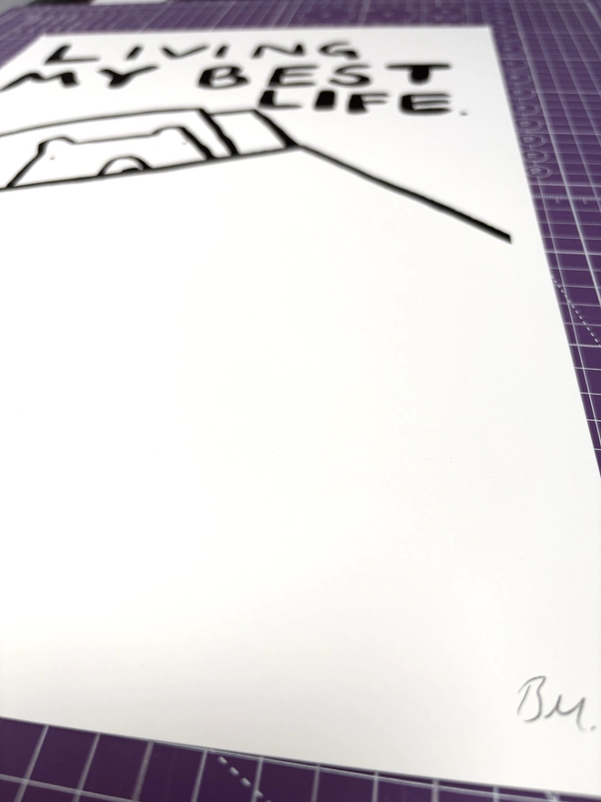 'Living My Best Life' Print