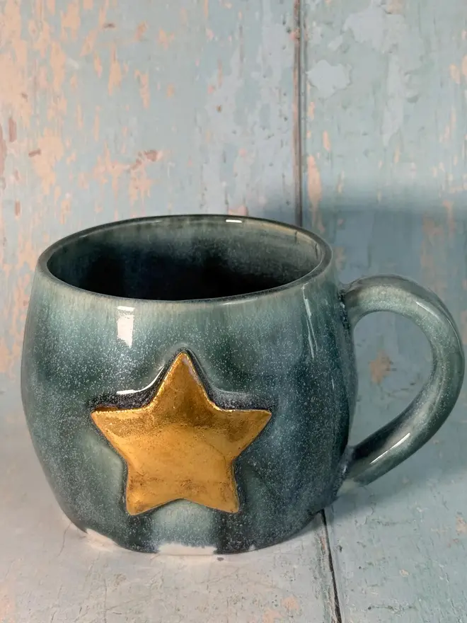 green star mug