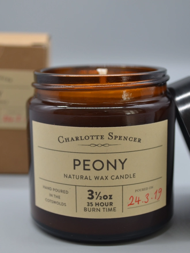 Peony Candle