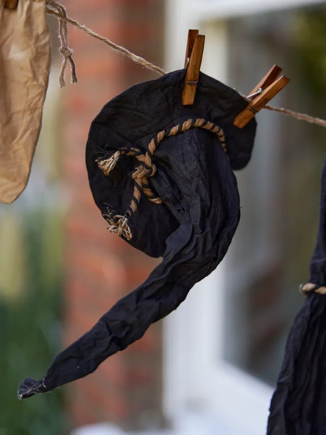 Witches' washing line Halloween bunting