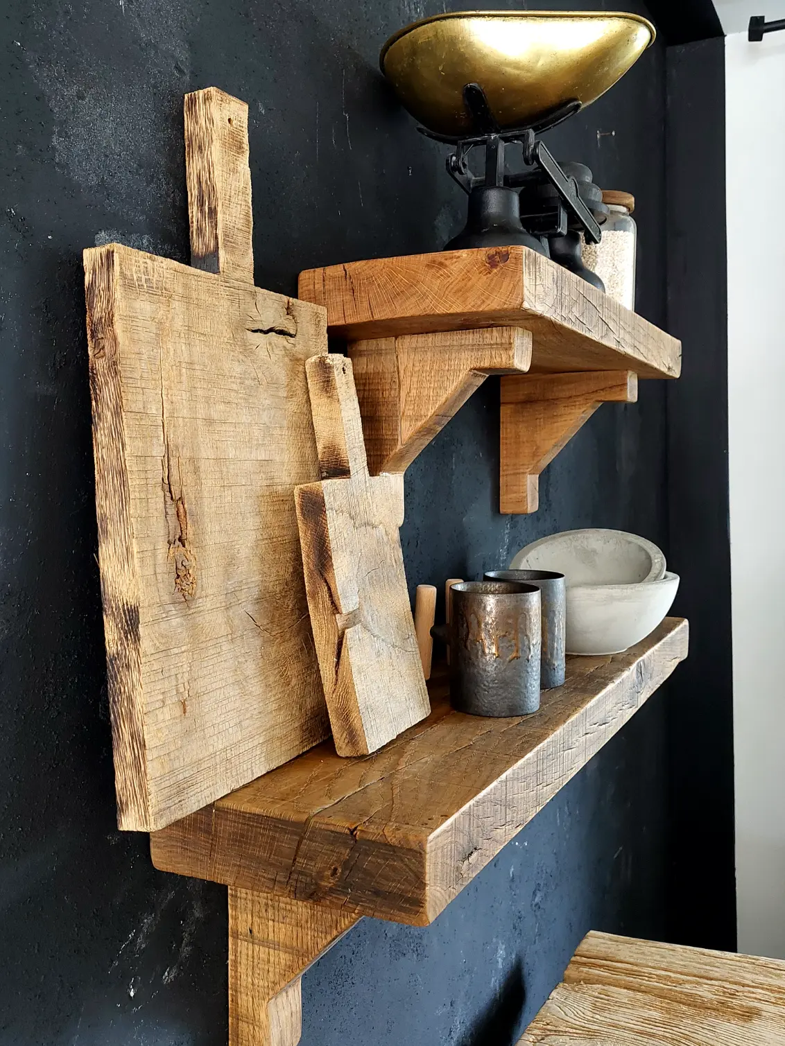 Rustic Oak Shelf