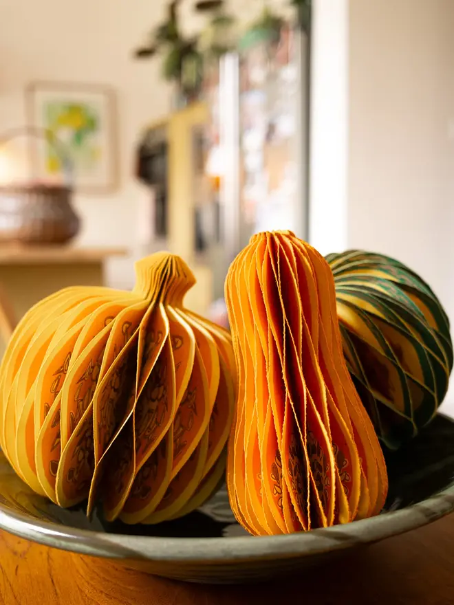 Squash Honeycomb Ornament (Set Of 6)