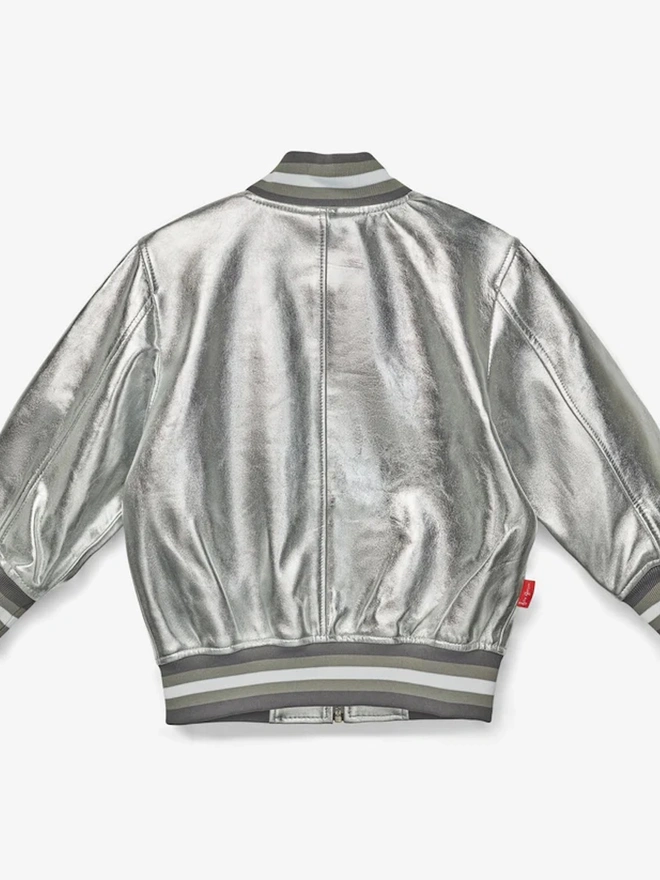 The Moonbeam Nappa Leather Bomber Jacket