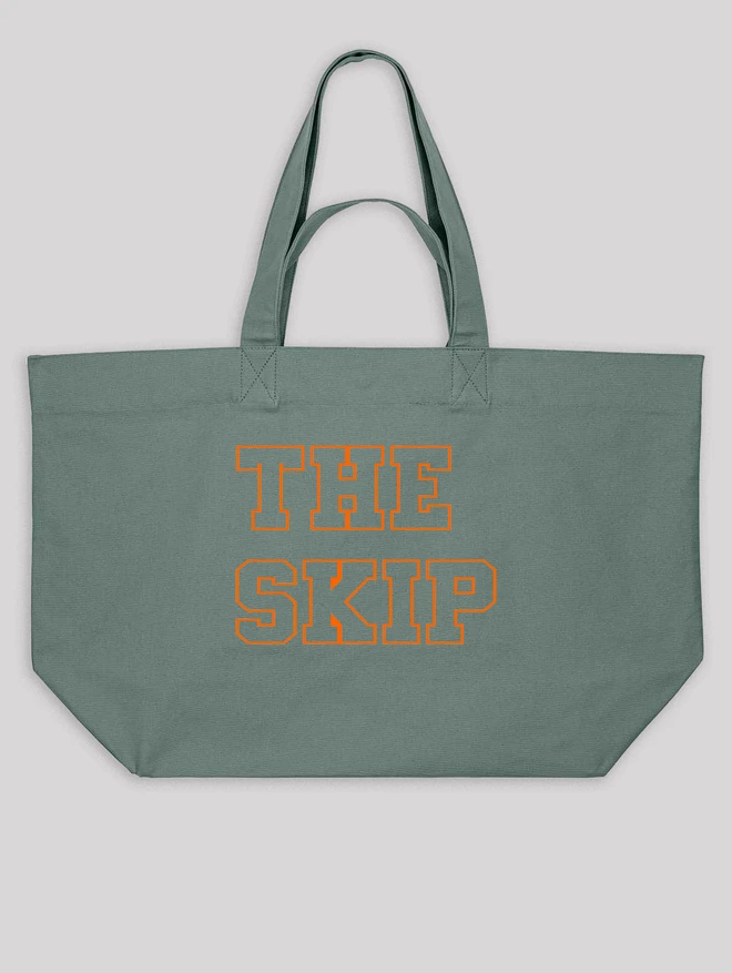 skip bag sage green