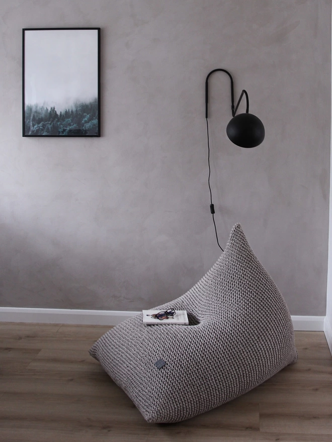 bean bag light grey ZuriHouse