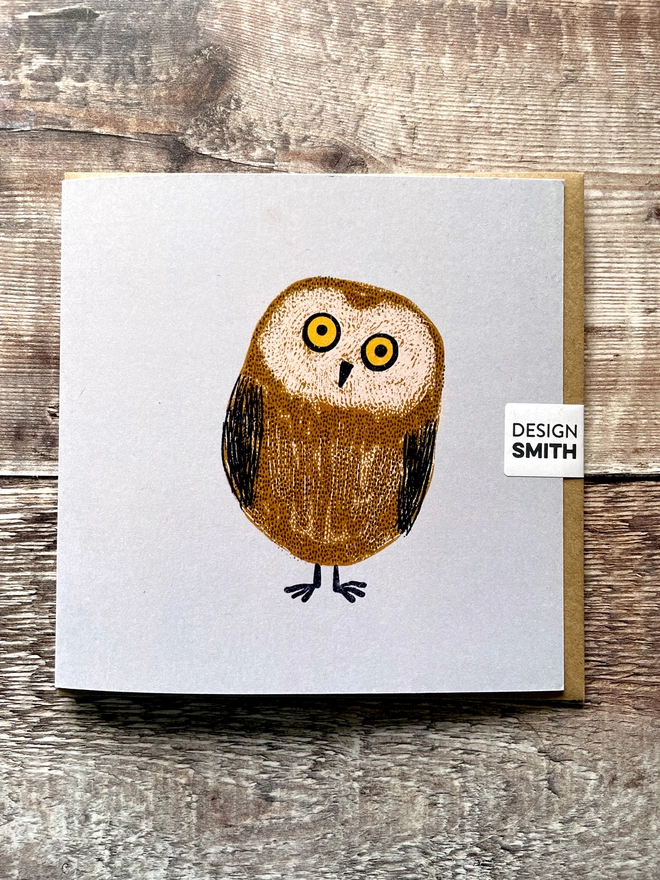 Owl greetings card