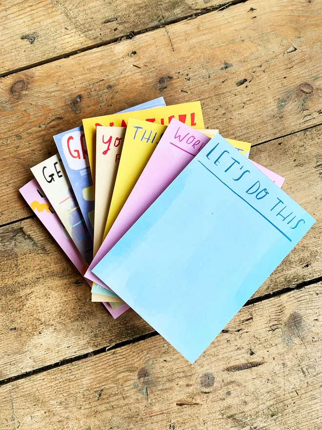Colourful notepads make world domination a whole lot easier - and more enjoyable. 