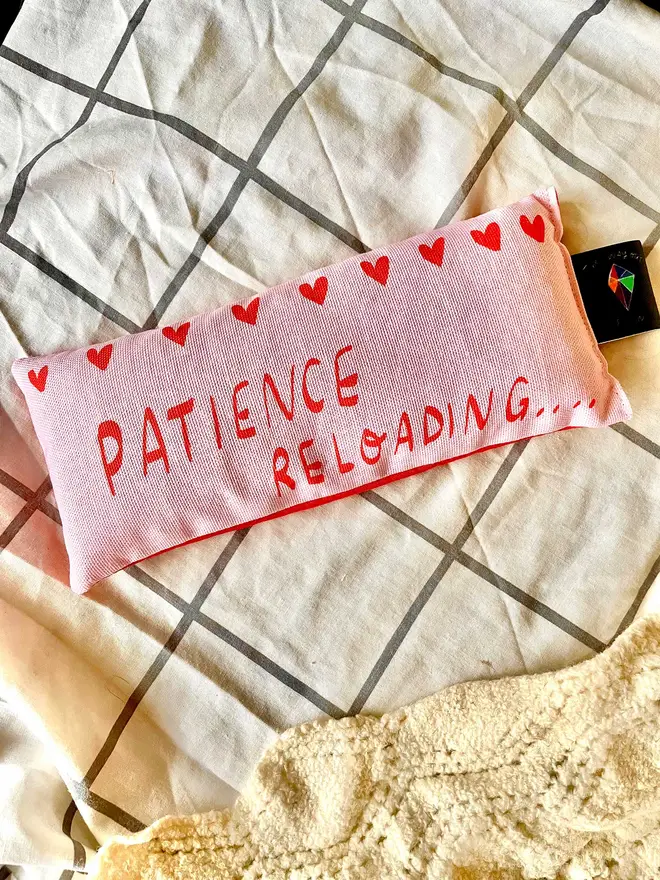 Hold over eyes to reload on patience