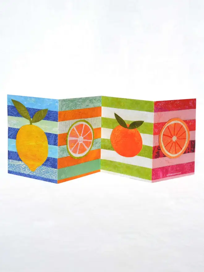 Citrus concertina card