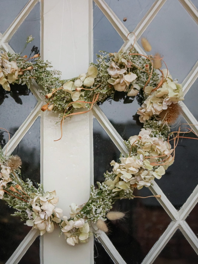 Everlasting Heart Floral Wreath