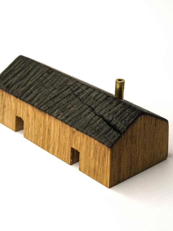 wooden house ornament