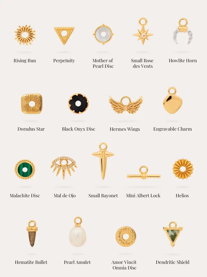 Selection of Charms