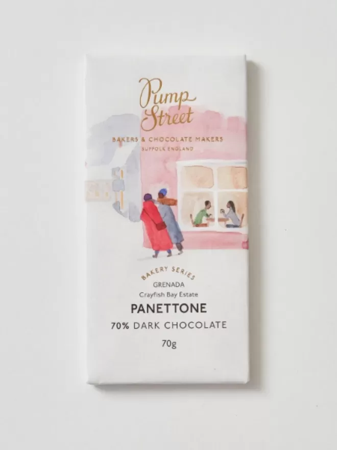 Panettone chocolate wrapper