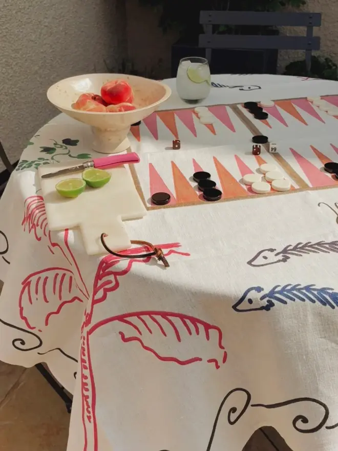Sicilian Holiday Square Tablecloth