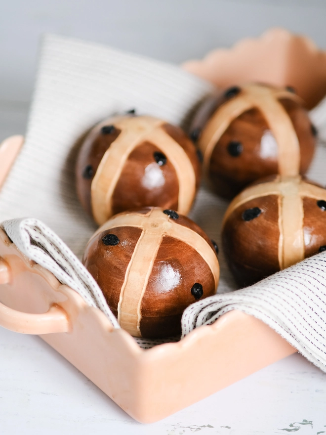 Easter Hot Cross Buns With A Hidden Twist