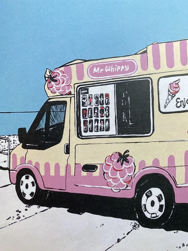 Ice cream van details
