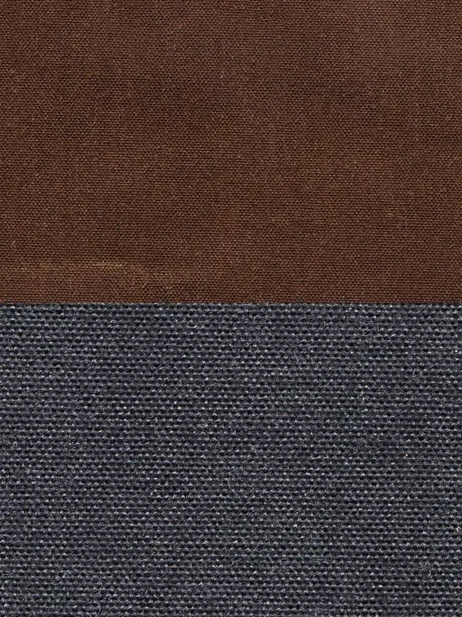 waxed cotton cross body field bag