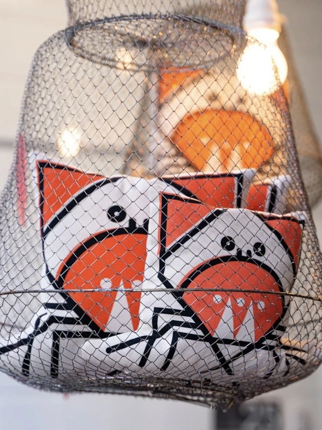 Crab Line Art Shaped Cushion