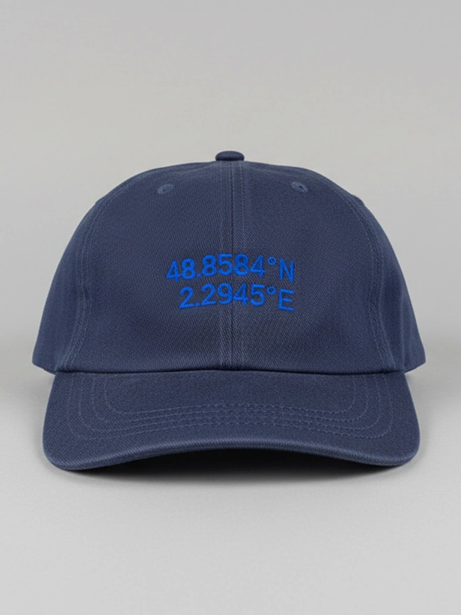 Personalised Embroidered Co-ordinates Cap Navy