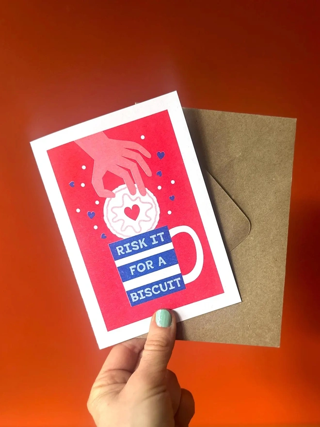 'Risk It For A Biscuit' Card