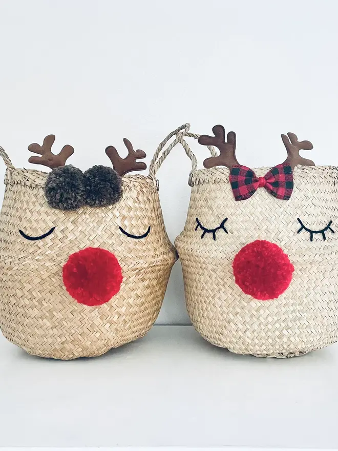 Reindeer Belly Basket 