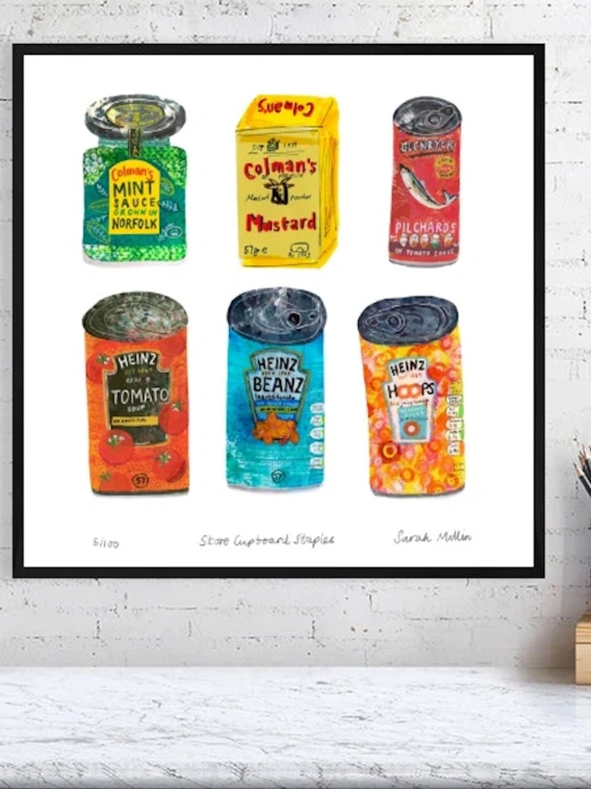 Store Cupboard Staples Fine Art Print