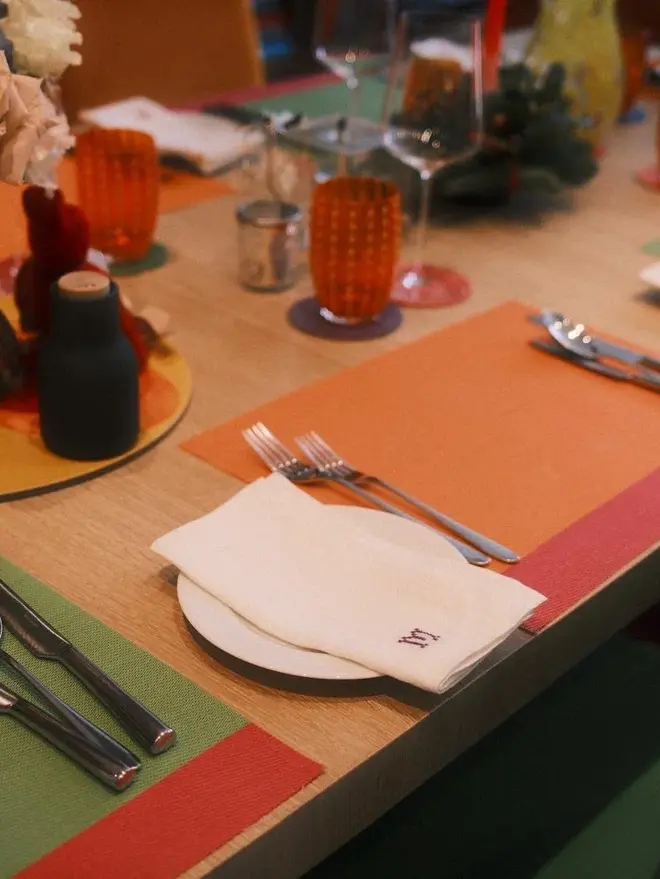 Personalised Cross-Stitch Initial Napkin