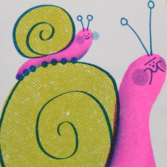 'Best Mum' A6 Mothers Day Snail Card