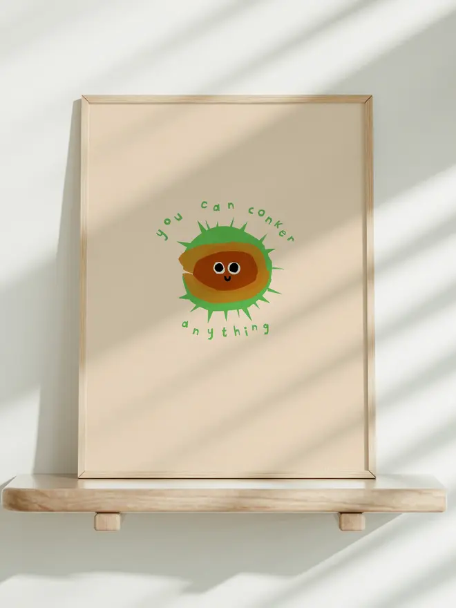 'You Can Conker Anything' Giclee print