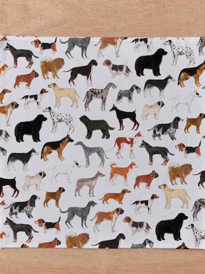 Dogs Handkerchief Pocket Square 