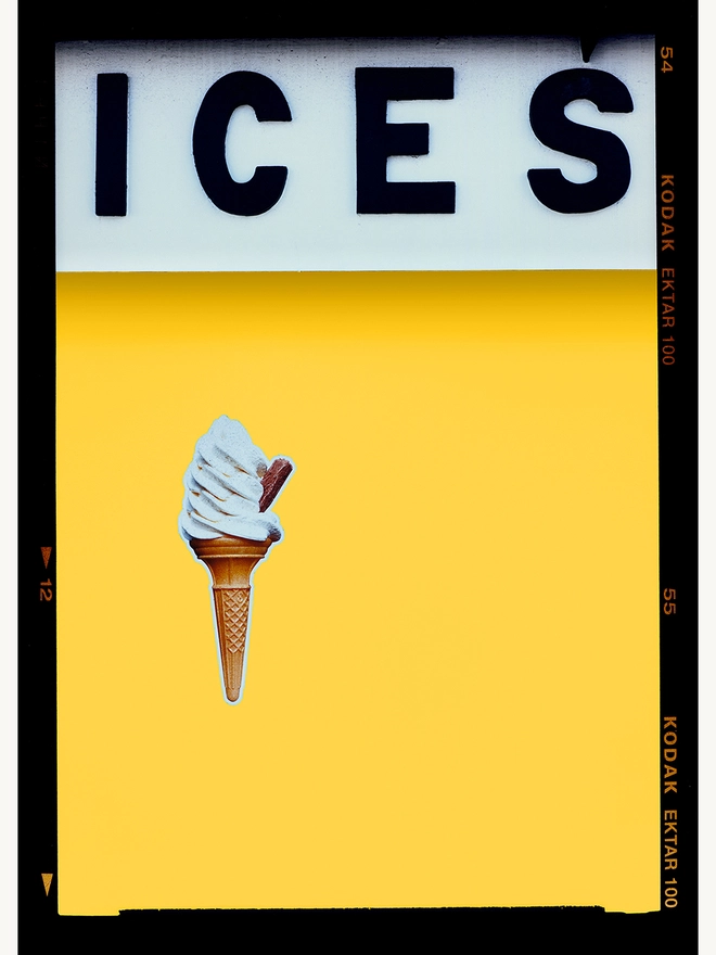 ICES Yellow Richard Heeps Pop Art Photography Print