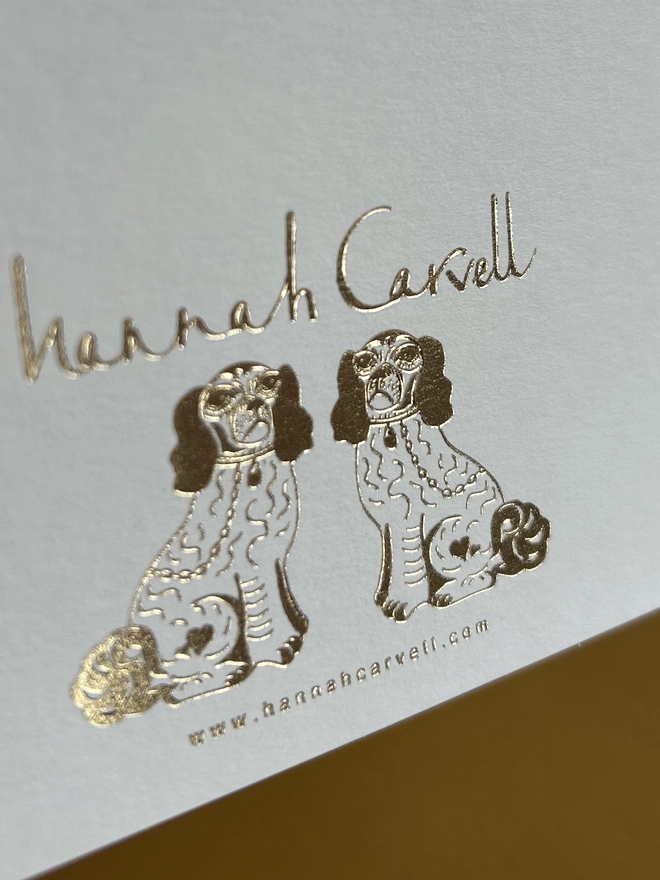 Hannah Carvell Logo, Greetings Card