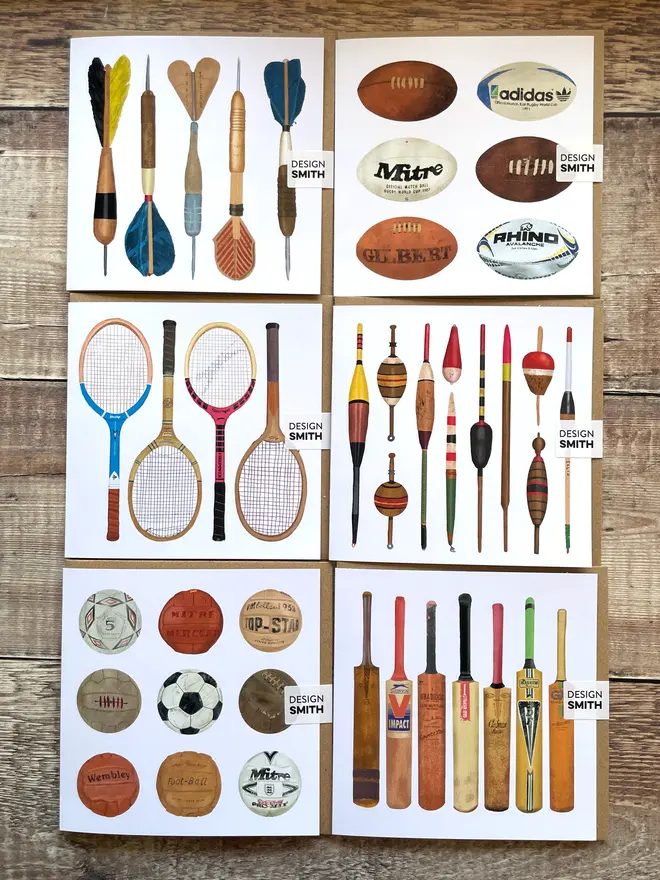 Sports-Card-Bundle---Set-of-six-blank-cards