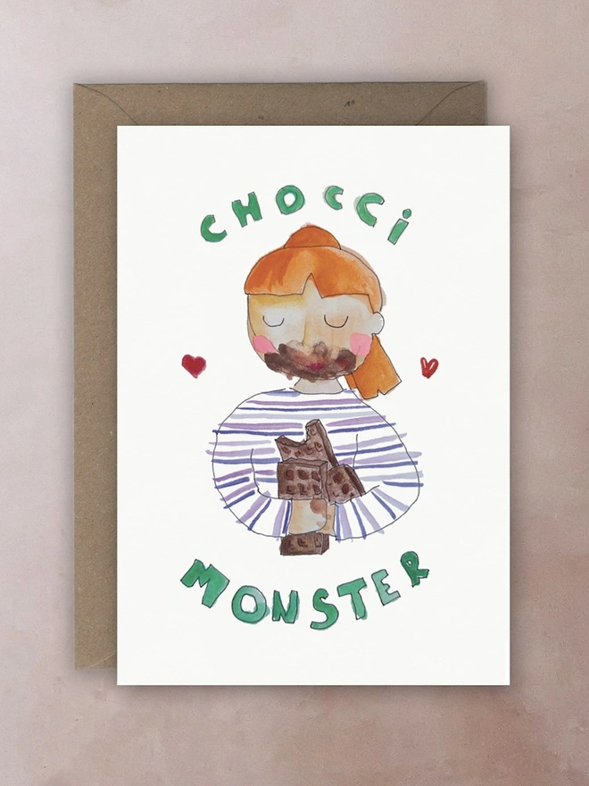 'Chocci Monster' Card