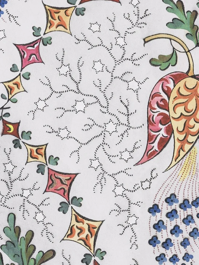 Harlequin In Folk Wallpaper