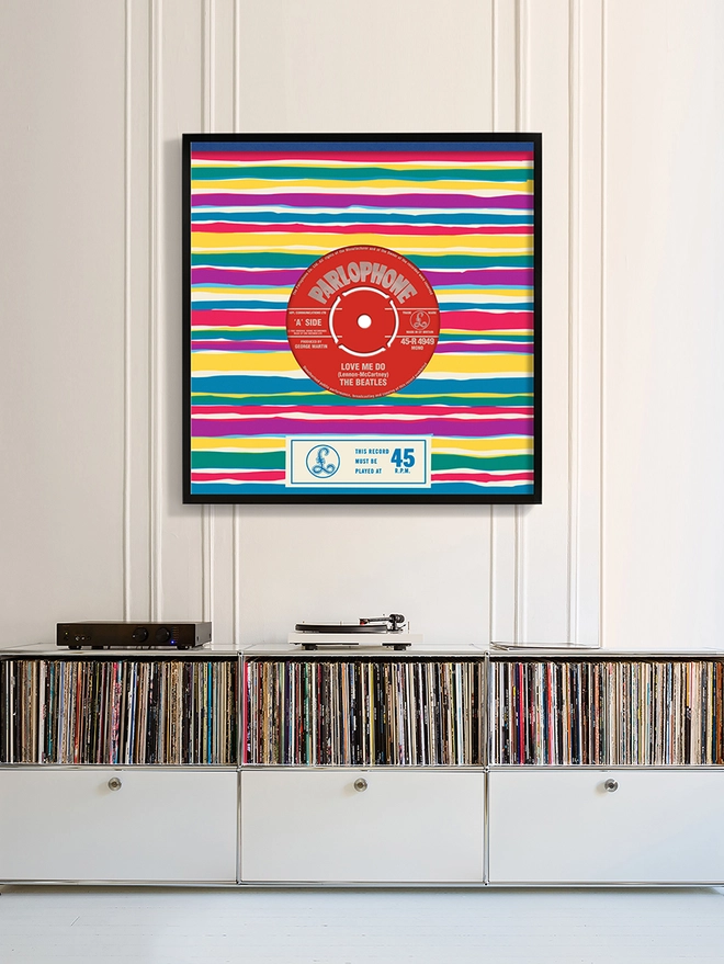 The Beatles, Love Me Do, dibond print