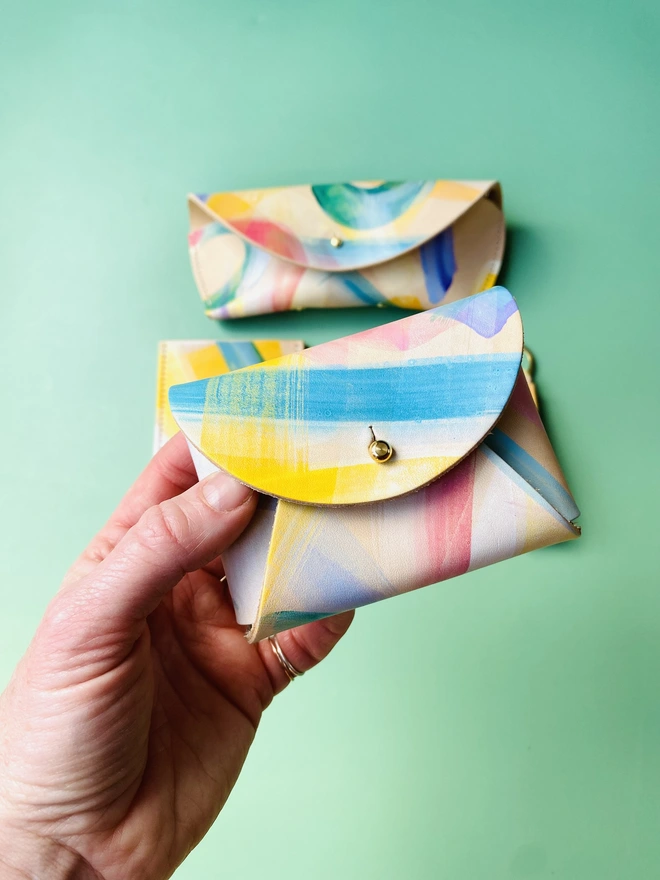 Colourful purse