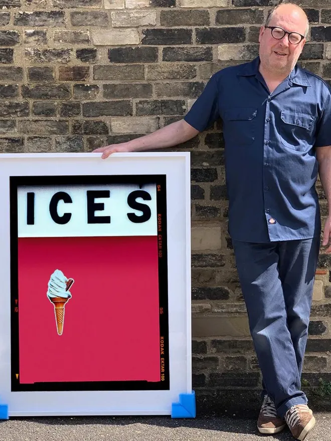 'ICES', Raspberry, Bexhill on Sea, Colourful Artwork