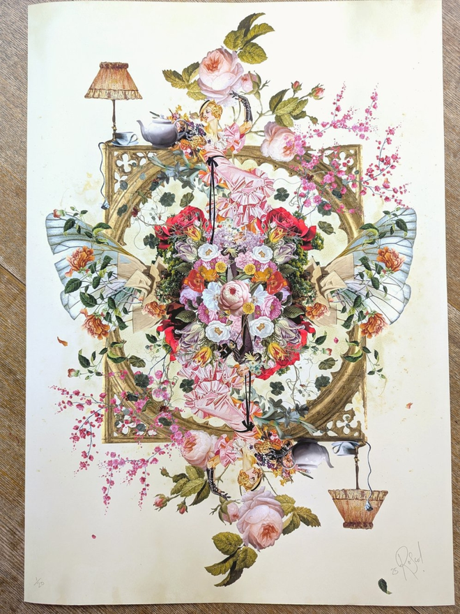 Alone and in love print