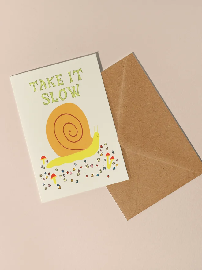 'Take It Slow' Card