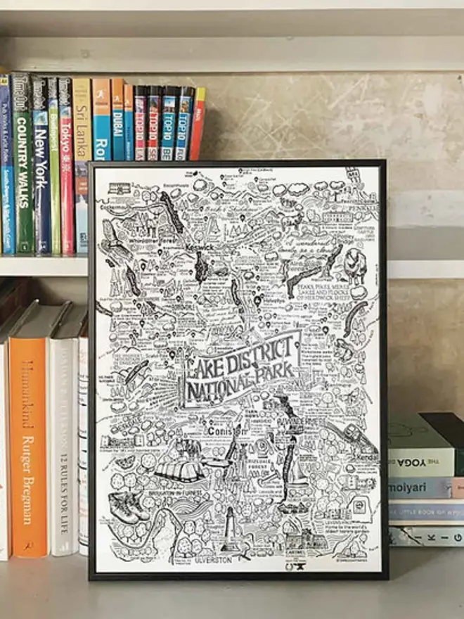 Lake District Poster Wall Art 