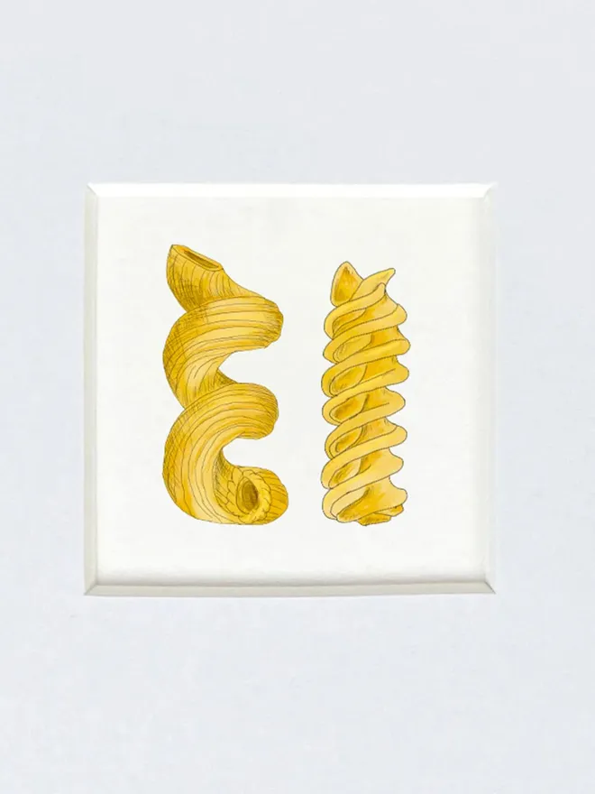 Spirelli & Fusilli Pasta Fish Tiny Print