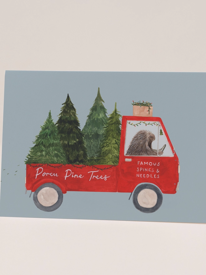 Porcupine Tree card standing