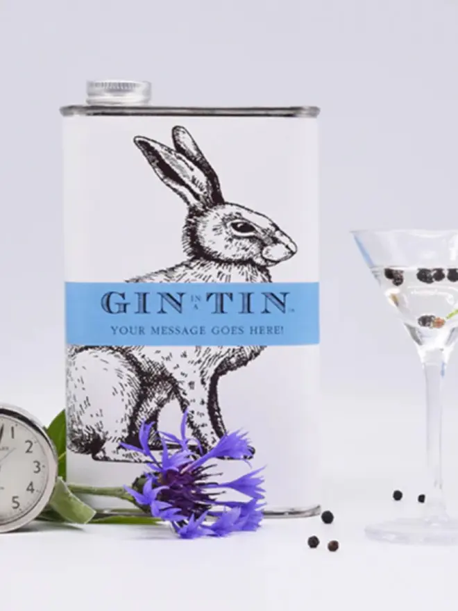 Personalised Hare Tin Design