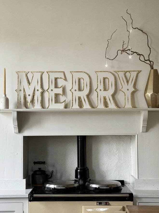 Giant Wooden Letter/ Word Bunting