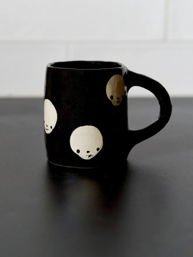Ceramic Skull Mug (Club Holly & Co)